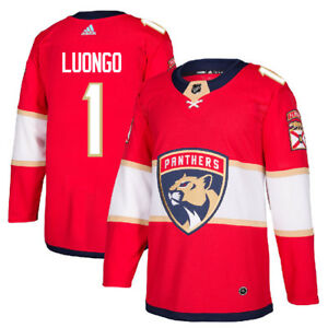 Men's Adidas Florida Panthers #1 Roberto Luongo Red Stitched NHL Jersey Men's Adidas Florida Panthers #1 Roberto Luongo Red Stitched NHL Jersey